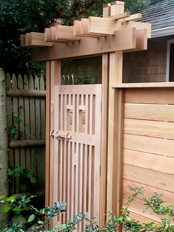 Garden gate and entry arbor – Ethan David Bungert